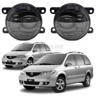 Светодиодные противотуманные фары Mazda MPV II (LW) рестайл [2002-2005] Tandem Premium