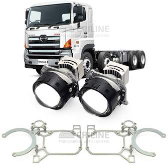 Линзы для фар Hino Profia II [2003-2017] для замены на светодиодные Би-ЛЕД модули