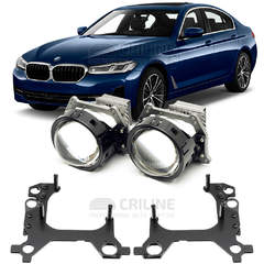 Линзы для фар BMW 5-Series VII (G30) рестайл [2020-н.в.] LED внутренняя секция для замены на светодиодные Би-ЛЕД модули
