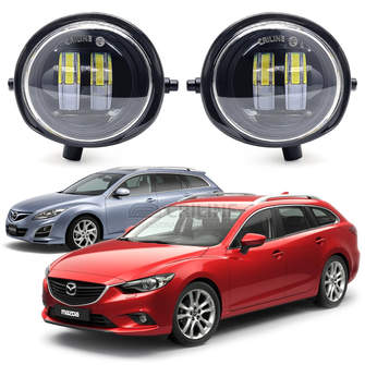 Светодиодные противотуманные фары Mazda 6-Series Wagon II рестайл/III дорестайл GH/GJ [2009-2015]